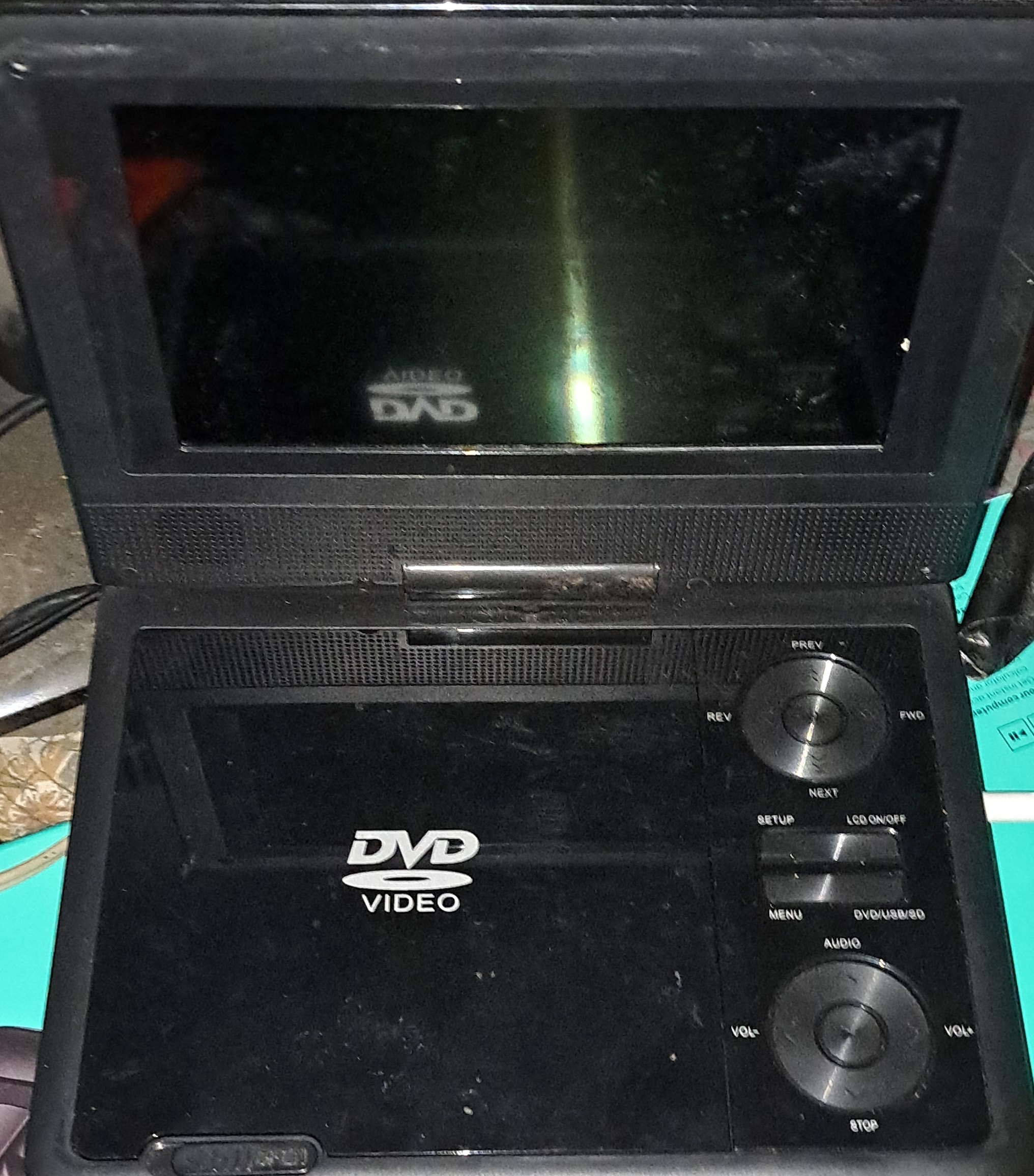 DVD12v portable Player.